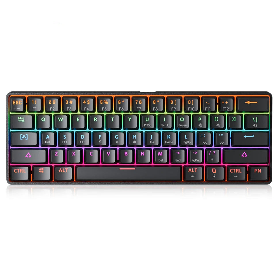 Teclado Mecânico MUCAI MKA610 – 61 Teclas, Switches Vermelhos, RGB Teclado Mecânico MUCAI MKA610 – 61 Teclas, Switches Vermelhos, RGB